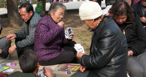 中心廣場(chǎng)：老年人的精神港灣