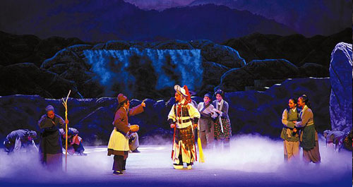 大型歷史劇《闖王寨傳奇》在商洛大劇院舉行首場(chǎng)演出