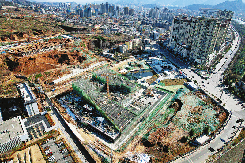 商洛市博物館項目主體建設(shè)正在緊張有序施工