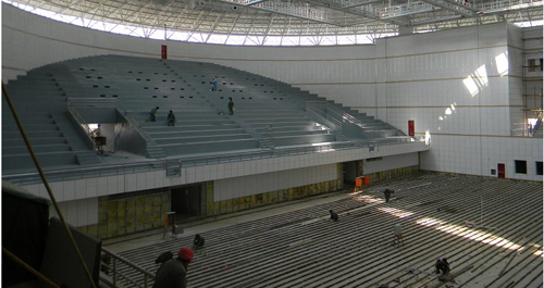 商洛市體育館建設(shè)接近尾聲 建成后將對(duì)市民開(kāi)放