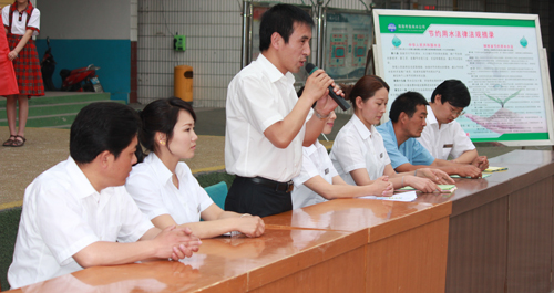 節(jié)水宣傳活動(dòng)走進(jìn)城關(guān)小學(xué)