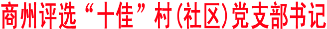 商州評選“十佳村(社區(qū))黨支部書記”