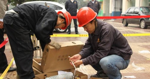 電力線路檢修完畢 名人街恢復(fù)供電