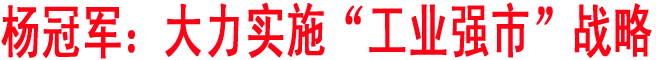 大力實(shí)施“工業(yè)強(qiáng)市”戰(zhàn)略 扎實(shí)推動(dòng)工業(yè)經(jīng)濟(jì)率先發(fā)展