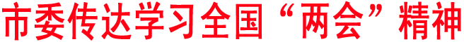 市委召開(kāi)全市領(lǐng)導(dǎo)干部大會(huì)專(zhuān)題傳達(dá)學(xué)習(xí)全國(guó)“兩會(huì)”精神