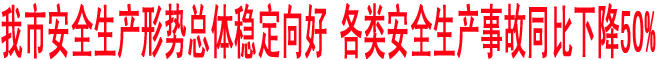 商洛安全生產(chǎn)形勢總體穩(wěn)定向好 各類安全生產(chǎn)事故同比下降50%