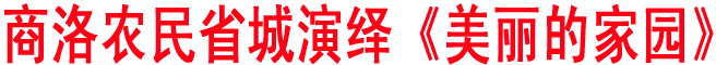 商洛農(nóng)民省城演繹《美麗的家園》
