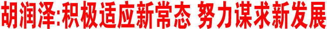 積極適應新常態(tài) 努力謀求新發(fā)展