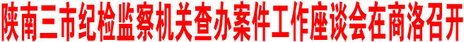 陜南三市紀(jì)檢監(jiān)察機(jī)關(guān)查辦案件工作座談會在商洛召開