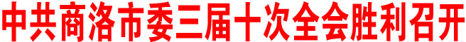 中共商洛市委三屆十次全會(huì)勝利召開(kāi)