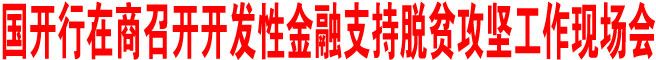 國(guó)開行在商召開開發(fā)性金融支持脫貧攻堅(jiān)工作現(xiàn)場(chǎng)會(huì)