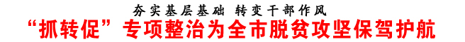 “抓轉(zhuǎn)促”專(zhuān)項(xiàng)整治為全市脫貧攻堅(jiān)保駕護(hù)航