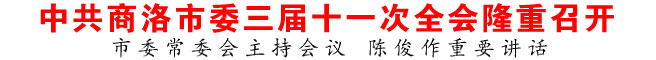 中共商洛市委三屆十一次全會(huì)隆重召開