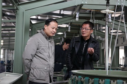 張盈安督導檢查工業(yè)園區(qū)建設