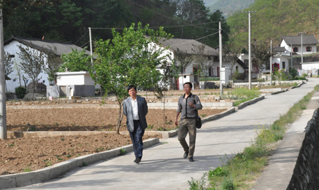 柞水車家河村的生態(tài)路