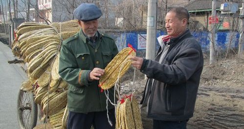 商州區(qū)群眾利用麥秸稈編織草帽辮子搞創(chuàng)收