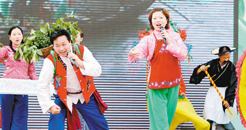 秧歌大鼓山水韻 最美不過是商南