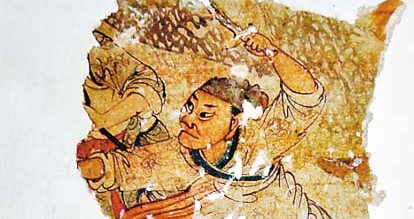 柞水二郎廟近日發(fā)現(xiàn)珍貴明代壁畫