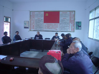 瓦房口派出所全力保證各村兩委會(huì)順利換屆