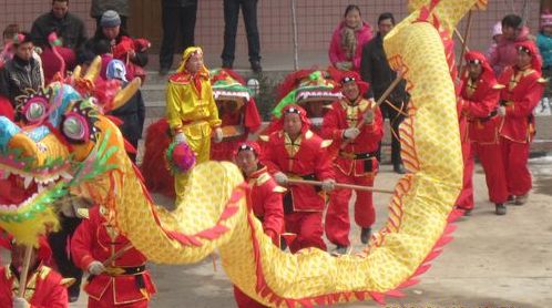 洛南縣永豐鎮(zhèn)春節(jié)農(nóng)村文化生活豐富多彩