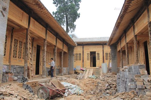 丹鳳縣對馬幫會館進(jìn)行維修