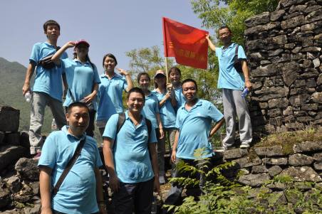 鎮(zhèn)安米糧鎮(zhèn)古寨受到大學(xué)生關(guān)注