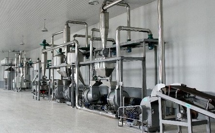 山陽魔芋產品項目已成完設備安裝