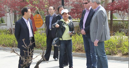 荷蘭空間規(guī)劃局官員來洛南考察倉頡造字遺址