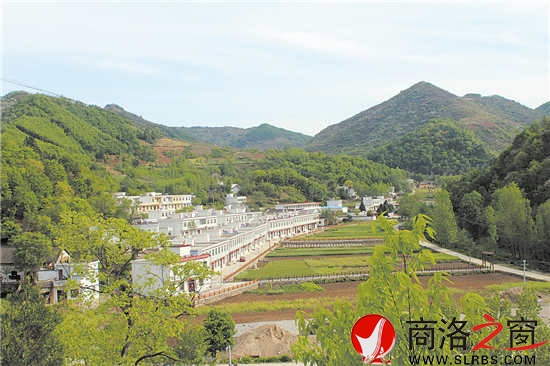 綠樹掩映的移民小區(qū)